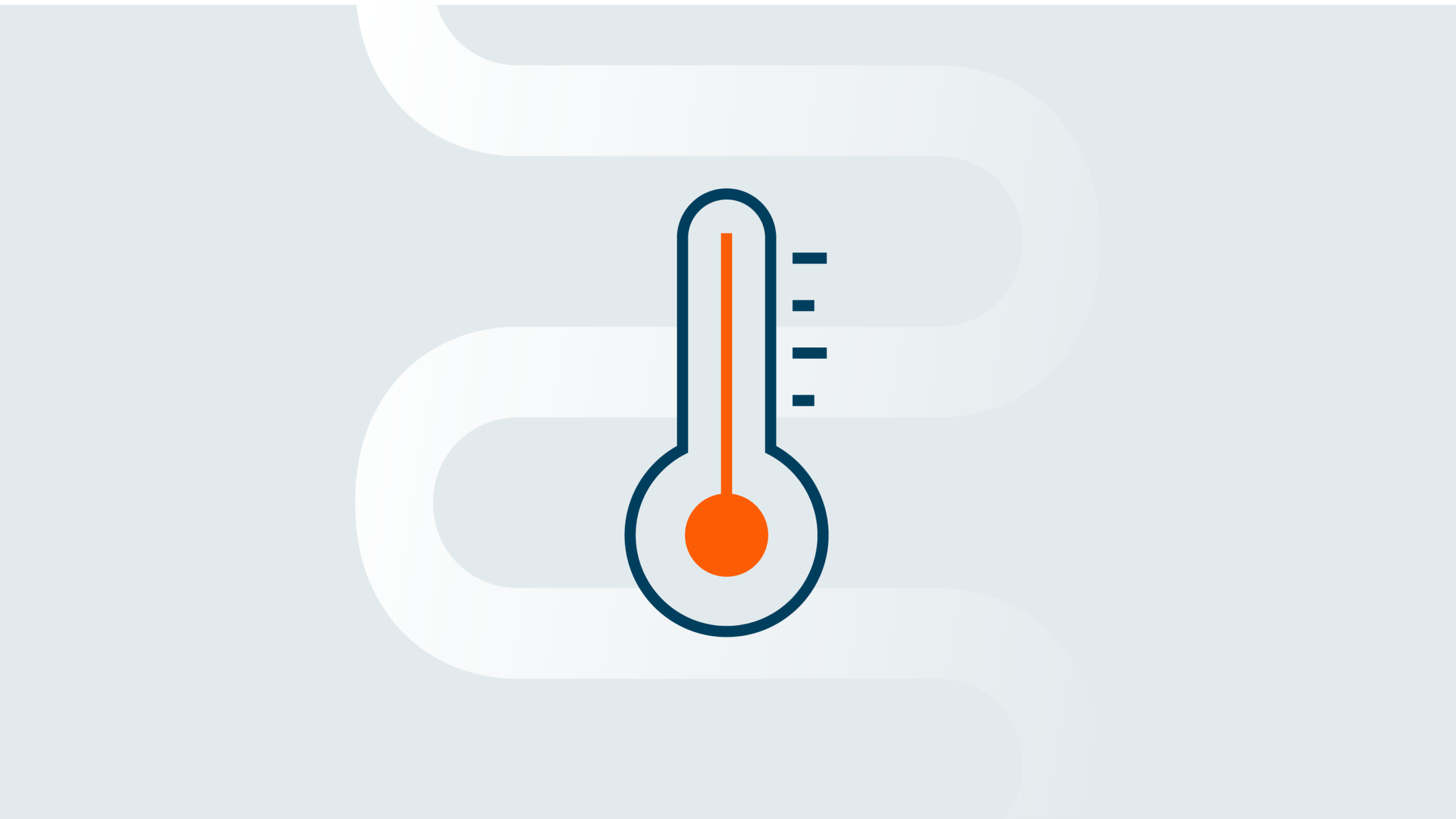 Infografik eines Thermometers